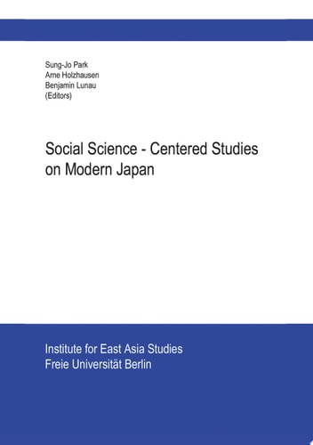 Social Science Centered Studies on Modern Japan