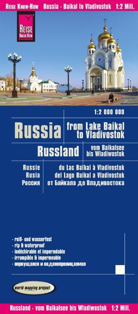 Reise Know-How Landkarte Russland - vom Baikalsee bis Wladiwostok / Russia - from Lake Baikal to Vladivostok (1:2.000.000): world mapping project