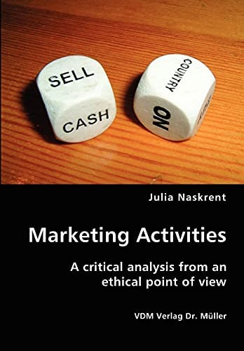 Marketing Activities A Critical Analysis from an Ethical Point of View