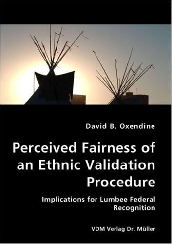 Perceived Fairness of an Ethnic Validation Procedure