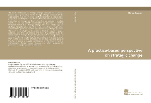 A practice-based perspective on strategic change