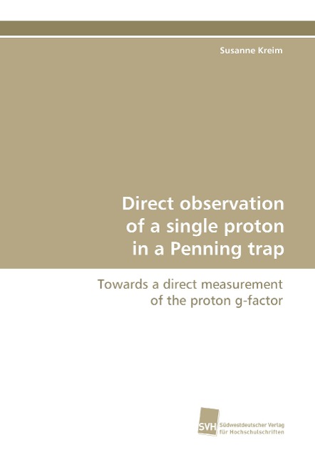 Direct observation of a single proton in a Penning trap: Towards a direct measurement of the proton g-factor