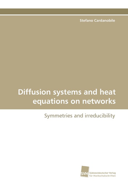 Diffusion systems and heat equations on networks: Symmetries and irreducibility