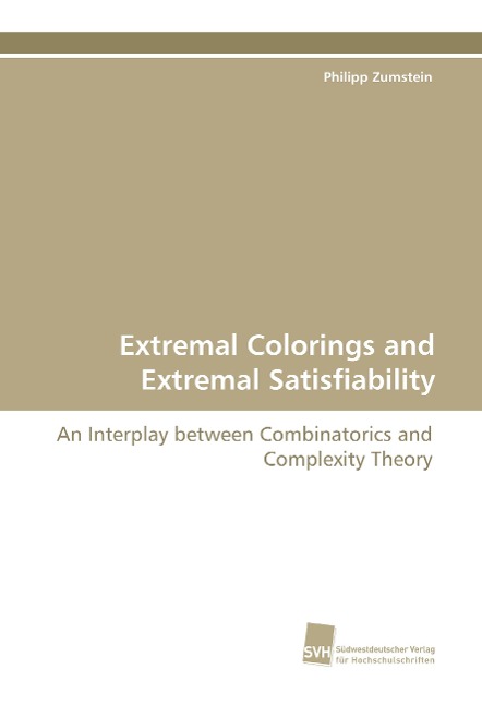 Extremal Colorings and Extremal Satisfiability: An Interplay between Combinatorics and Complexity Theory