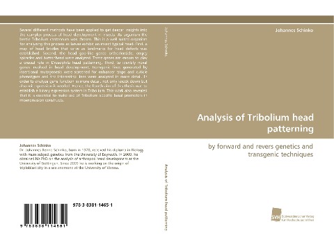 Analysis of Tribolium head patterning: by forward and revers genetics and transgenic techniques