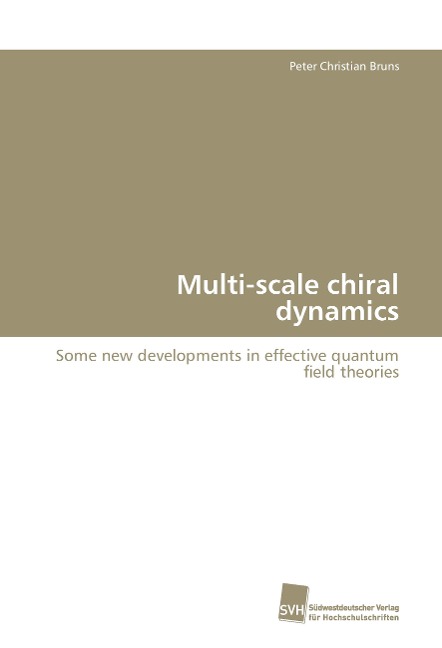 Multi-scale chiral dynamics: Some new developments in effective quantum field theories
