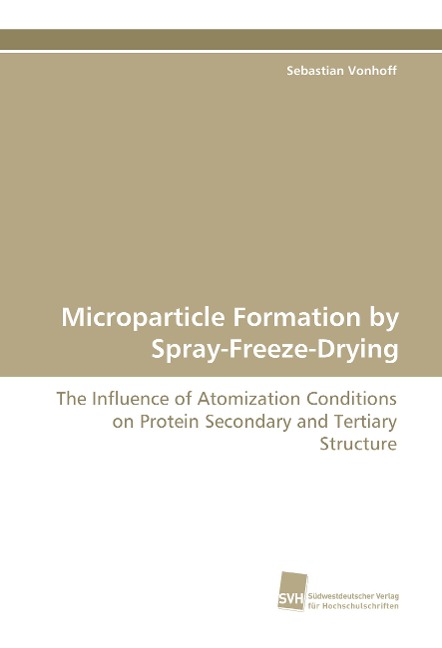 Microparticle Formation by Spray-Freeze-Drying: The Influence of Atomization Conditions on Protein Secondary and Tertiary Structure