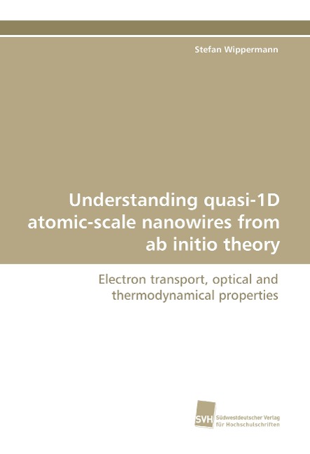 Understanding quasi-1D atomic-scale nanowires from ab initio theory: Electron transport, optical and thermodynamical properties
