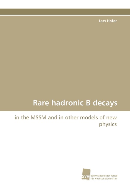 Rare hadronic B decays: in the MSSM and in other models of new physics