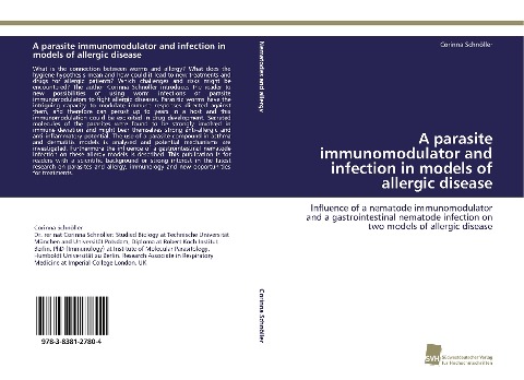 A parasite immunomodulator and infection in models of allergic disease: Influence of a nematode immunomodulator and a gastrointestinal nematode infection on two models of allergic disease