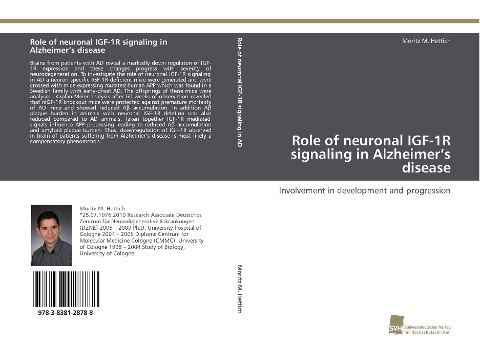 Role of neuronal IGF-1R signaling in Alzheimers disease: Involvement in development and progression