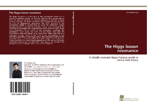 The Higgs boson resonance: A chirally invariant Higgs-Yukawa model in lattice field theory