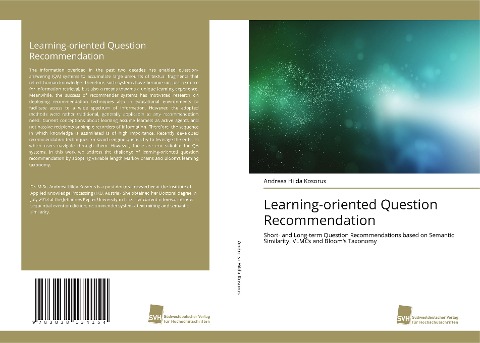 Learning-oriented Question Recommendation: Short- and Long-term Question Recommendations based on Semantic Similarity, VLMCs and Bloom's Taxonomy