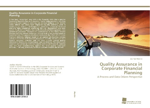 Quality Assurance in Corporate Financial Planning: A Process-and Data-Driven Perspective