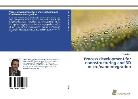 Process development for nanostructuring and 3D micro/nanointegration