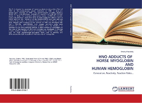 HNO ADDUCTS OF HORSE MYOGLOBIN AND HUMAN HEMOGLOBIN: Generation, Reactivity, Reaction Rates...