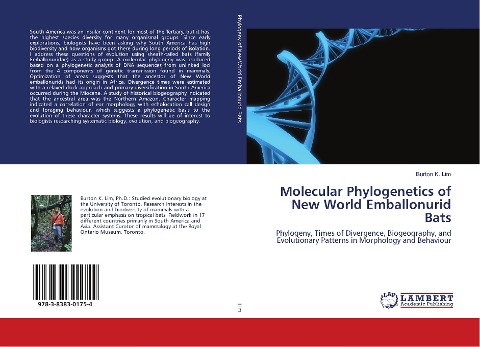 Molecular Phylogenetics of New World Emballonurid Bats: Phylogeny, Times of Divergence, Biogeography, and Evolutionary Patterns in Morphology and Behaviour
