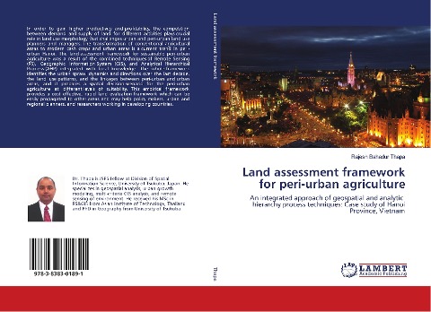 Land assessment framework for peri-urban agriculture: An integrated approach of geospatial and analytic hierarchy process techniques: Case study of Hanoi Province, Vietnam