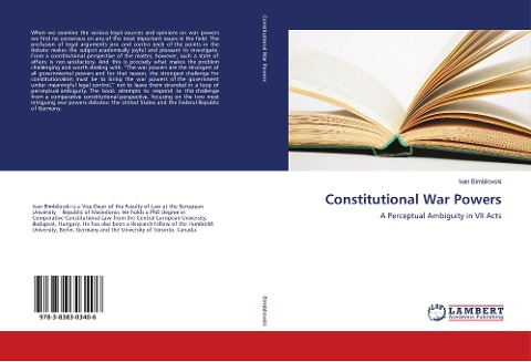 Constitutional War Powers: A Perceptual Ambiguity in VII Acts