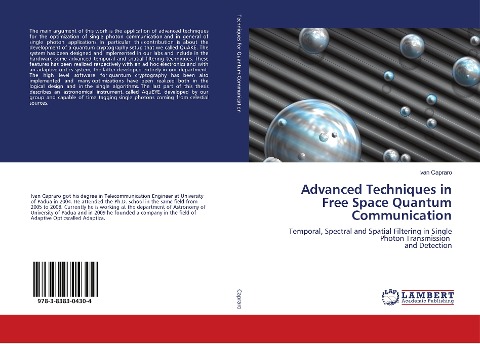 Advanced Techniques in Free Space Quantum Communication: Temporal, Spectral and Spatial Filtering in Single Photon Transmission and Detection