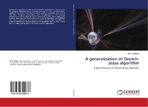 A generalization of Deutch-Jozsa algorithm: A generalization of Deutch-Jozsa algorithm