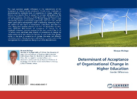 Determinant of Acceptance of Organizational Change in Higher Education: Gender Differences