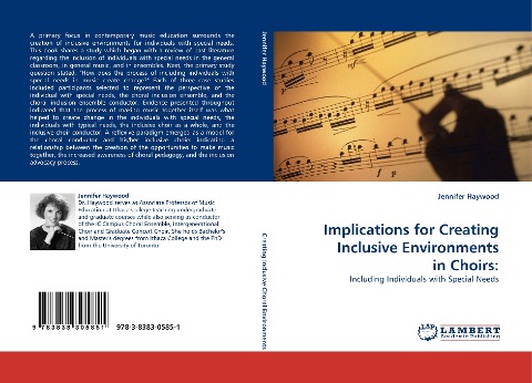 Implications for Creating Inclusive Environments in Choirs:: Including Individuals with Special Needs