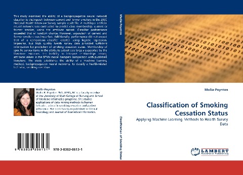 Classification of Smoking Cessation Status: Applying Machine Learning Methods to Health Survey Data