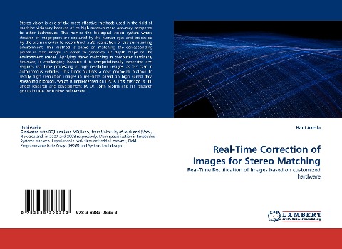 Real-Time Correction of Images for Stereo Matching: Real-Time Rectification of Images based on customized hardware