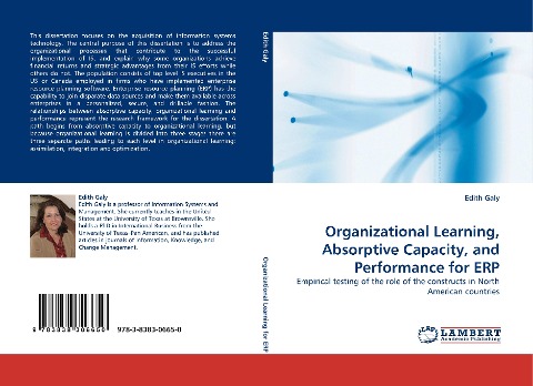 Organizational Learning, Absorptive Capacity, and Performance for ERP: Empirical testing of the role of the constructs in North American countries