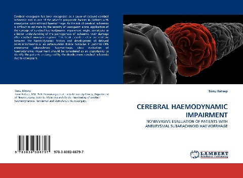 CEREBRAL HAEMODYNAMIC IMPAIRMENT: NONINVASIVE EVALUATION OF PATIENTS WITH ANEURYSMAL SUBARACHNOID HAEMORRHAGE