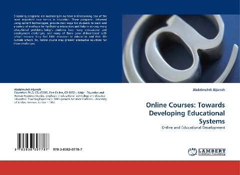 Online Courses: Towards Developing Educational Systems: Online and Educational Development