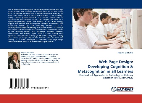 Web Page Design: Developing Cognition: Constructivist Approaches to Technology and Literacy Education in the 21st Century