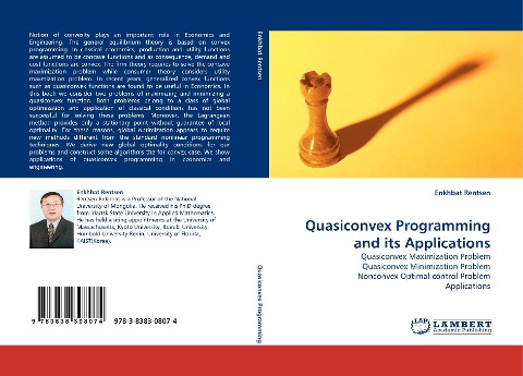 Quasiconvex Programming and its Applications: Quasiconvex Maximization Problem Quasiconvex Minimization Problem Nonconvex Optimal control Problem Applications