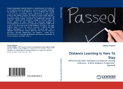 Distance Learning Is Here To Stay: Differences Between Traditional and Distance Learning Outcomes - A Meta-Analytical Comparative  Approach