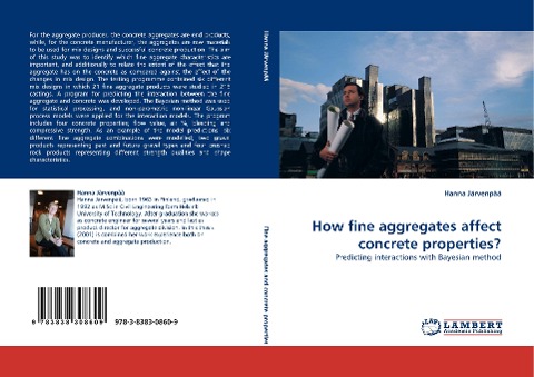 How fine aggregates affect concrete properties?: Predicting interactions with Bayesian method