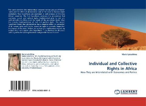 Individual and Collective Rights in Africa: How They are Interrelated with Economics and Politics