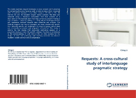 Requests: A cross-cultural study of interlanguage pragmatic strategy