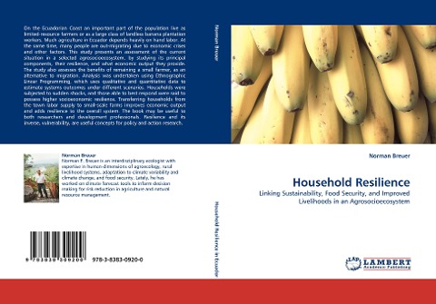 Household Resilience: Linking Sustainability, Food Security, and Improved Livelihoods in an Agrosocioecosystem