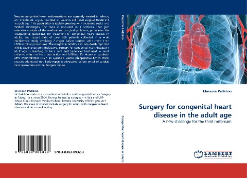 Surgery for congenital heart disease in the adult age: A new challenge for the third millenium