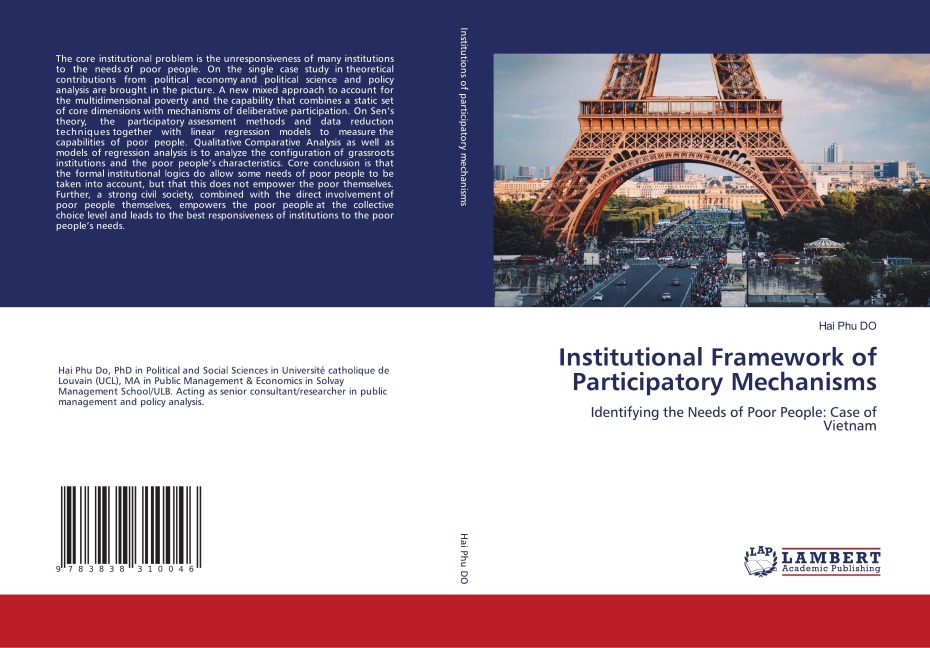 Institutional Framework of Participatory Mechanisms: Identifying the Needs of Poor People: Case of Vietnam