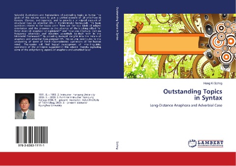 Outstanding Topics in Syntax: Long-Distance Anaphora and Adverbial Case