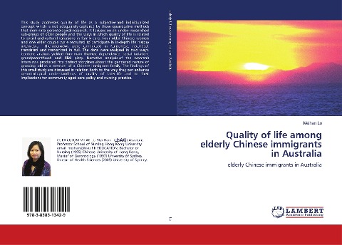 Quality of life among elderly Chinese immigrants in Australia: elderly Chinese immigrants in Australia