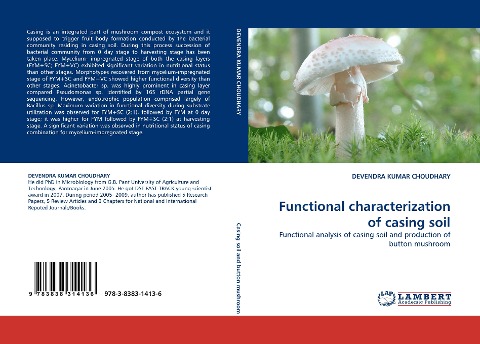 Functional characterization of casing soil: Functional analysis of casing soil and production of button mushroom