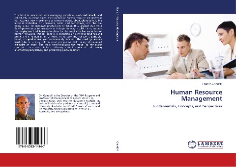 Human Resource Management: Fundamentals, Concepts, and Perspectives