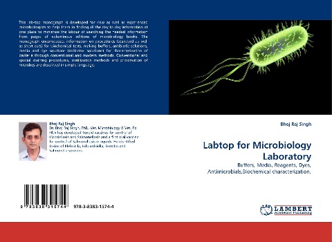 Labtop for Microbiology Laboratory: Buffers, Media, Reagents, Dyes, Antimicrobials,Biochemical characterization,