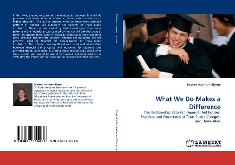 What We Do Makes a Difference: The Relationship Between Financial Aid Policies, Practices and Procedures at Texas Public Colleges and Universities