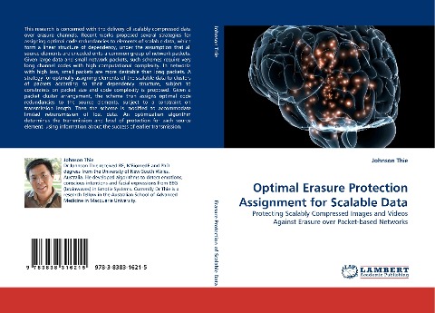 Optimal Erasure Protection Assignment for Scalable Data: Protecting Scalably Compressed Images and Videos Against Erasure over Packet-based Networks