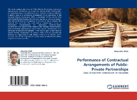 Performance of Contractual Arrangements of Public-Private Partnerships: CASE OF RAILWAY CONCESSION IN TANZANIA