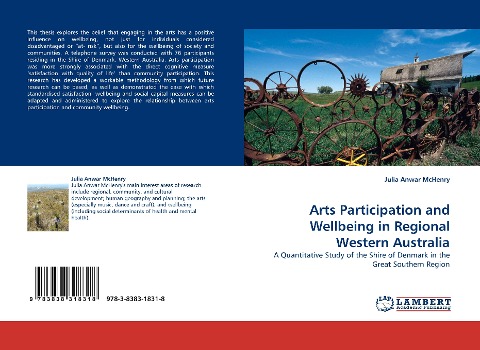 Arts Participation and Wellbeing in Regional Western Australia: A Quantitative Study of the Shire of Denmark in the Great Southern Region